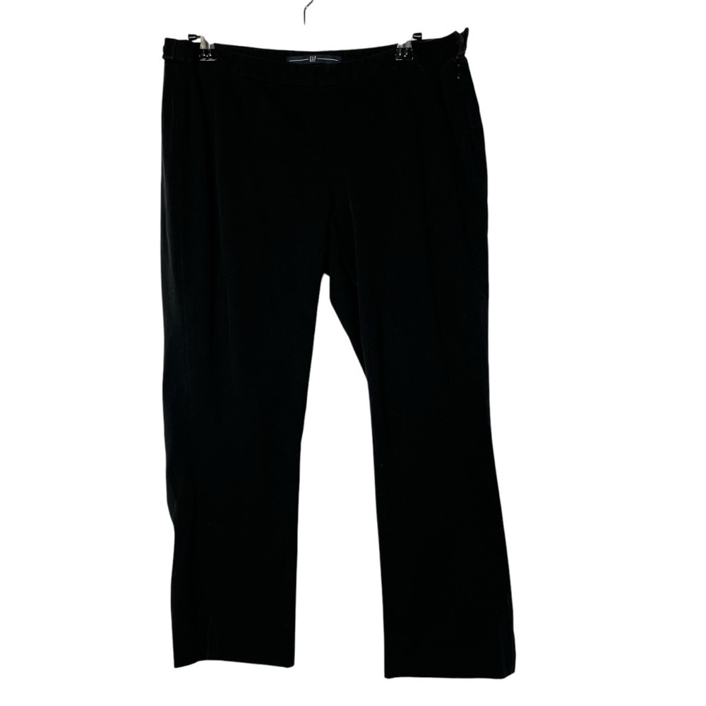 Gap Black Y2K Side Zip Cropped Dress Pants‎ 4